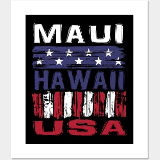 Maui Hawaii USA T-Shirt Posters and Art